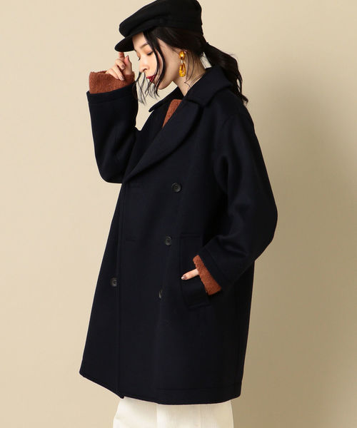 SHIPS(シップス)の「PrimaryNavyLabel:Pコート(ピーコート・レディース・ネイビー・38/36)」の6枚目の写真