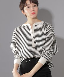 PAGEBOY | ハニカムヘンリーネックプルオーバー(Tシャツ/カットソー)