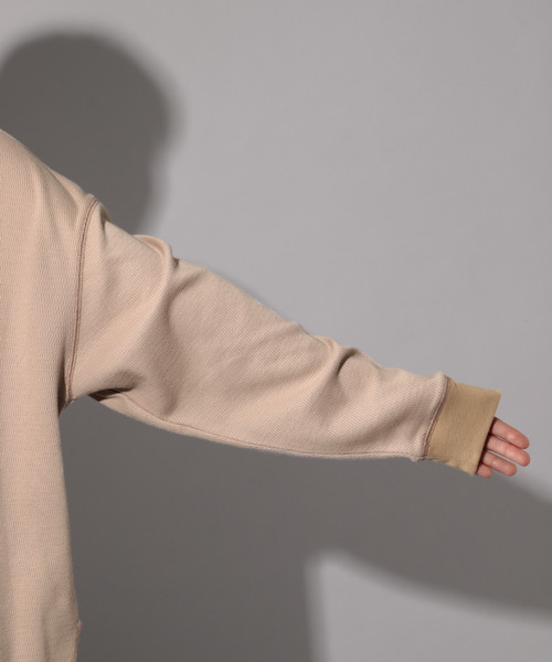 PAGEBOY（ページボーイ）の「ハニカムヘンリーネックプルオーバー（Tシャツ/カットソー・レディース・ベージュ/オフホワイト/ブラック/アイボリー・FREE）」の20枚目の写真