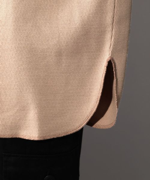 PAGEBOY（ページボーイ）の「ハニカムヘンリーネックプルオーバー（Tシャツ/カットソー・レディース・ベージュ/オフホワイト/ブラック/アイボリー・FREE）」の19枚目の写真