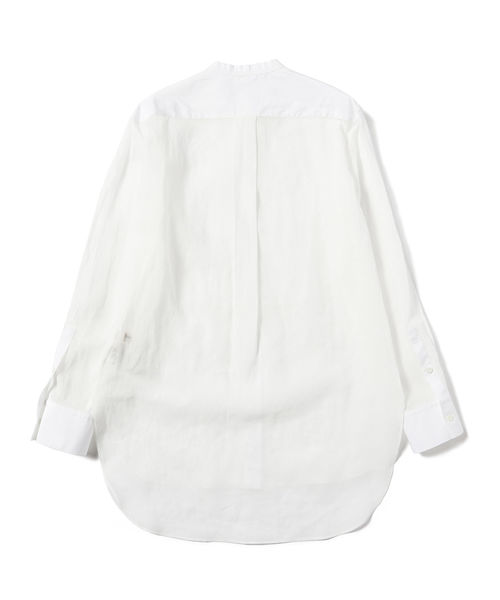 Demi-Luxe BEAMS（デミルクス ビームス）の「Demi-Luxe BEAMS / オーガンジー チュニックシャツ（シャツ/ブラウス・レディース・ブラック/オフホワイト・38/36）」の3枚目の写真