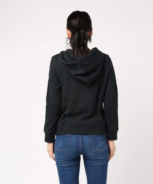 adidas Originals（アディダスオリジナルス）の「adidas Originals/アディダス オリジナルス TREFOIL W HOODIE/トレフォイル ウィメンズ フーディ（パーカー・レディース・ブラック/ネイビー/ネイビー×ホワイト/ミント・S/M/L/XL）」の5枚目の写真