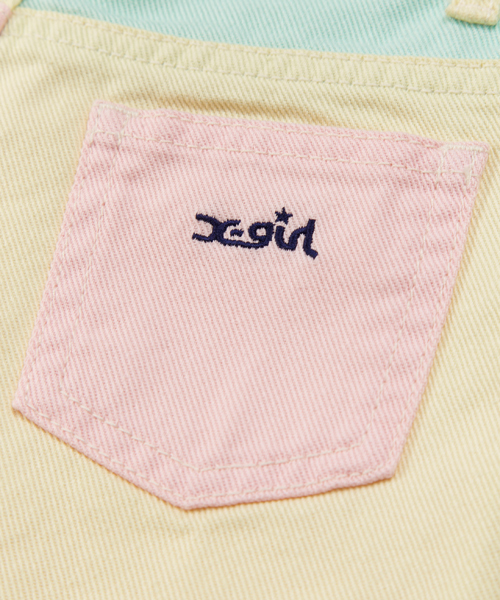 X-girl Stages(エックスガールステージス)の「STARS SHORT PANT (2T・3T)(その他パンツ・キッズ・インディゴブルー/マルチ・2T/3T)」の11枚目の写真