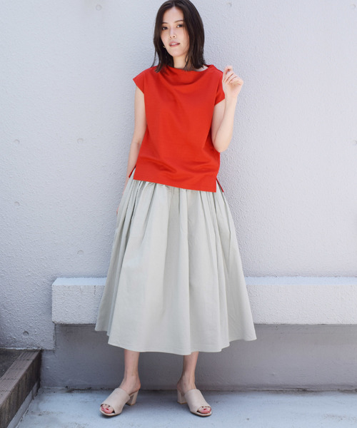 PICCIN(ピッチン)の「キレイ色綿麻スカート(スカート・レディース・イエロー/グリーン・MEDIUM)」の11枚目の写真