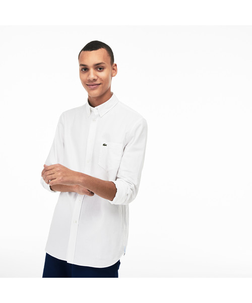 LACOSTE�i���R�X�e�j�́u�{�^���_�E���I�b�N�X�t�H�[�h�V���c�i�V���c/�u���E�X�j�v�b�z���C�g