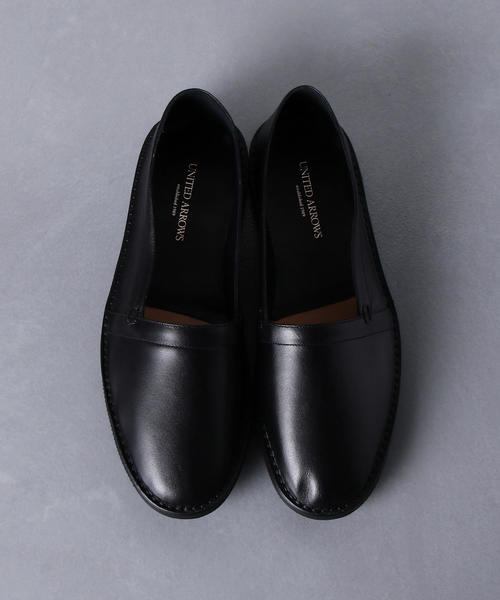 UNITED ARROWS（ユナイテッドアローズ）の「＜UNITED ARROWS＞ スリッポン シューズ（スリッポン・メンズ・ブラック・41/42/40/43/39）」の2枚目の写真