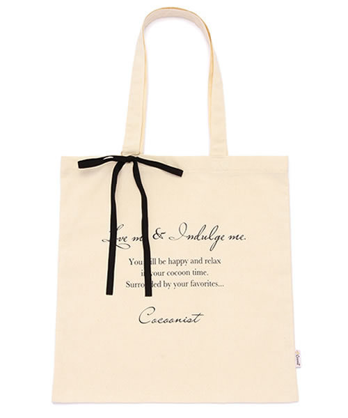 Cocoonist（コクーニスト）の「【Cocoonist】QD32 トートバッグ（トートバッグ・レディース・アイボリー/ピンク・ONE SIZE）」の2枚目の写真