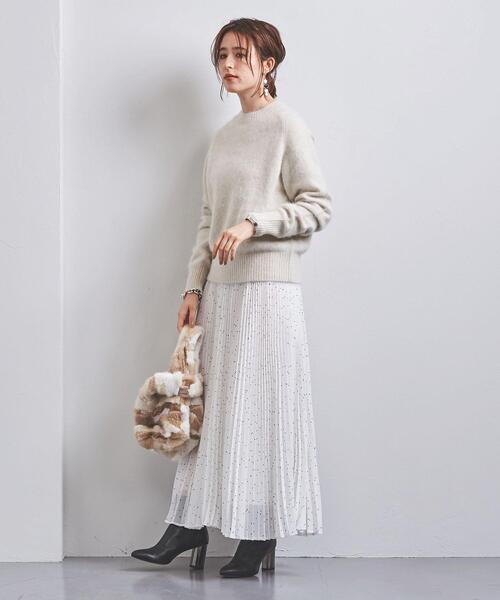 UNITED ARROWS UWSCフォックスクルーネックニット UNITED ARROWS（ユナイテッドアローズ）の「UWSC フォックス