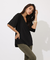 AZUL by moussy LADYS�i�A�Y�[���o�C�}�E�W�[���f�B�X�j�́uESPANDY BACK TWIST TOPS/�G�X�p���f�B�o�b�N�c�C�X�g�g�b�v�X�iT�V���c/�J�b�g�\�[�j�v