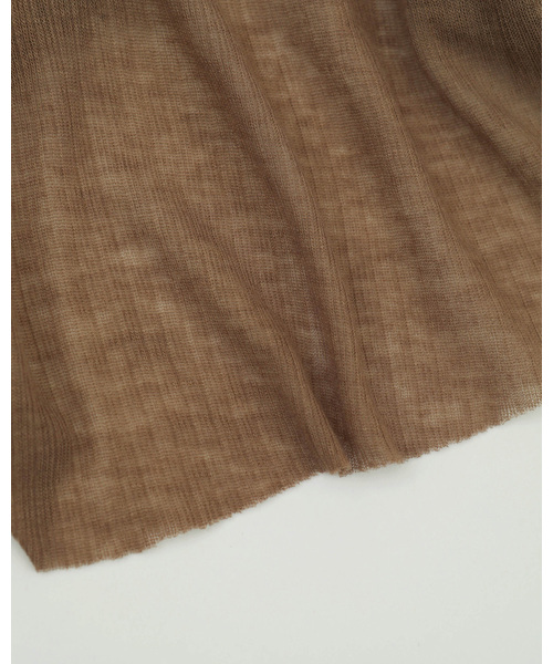 TODAYFUL（トゥデイフル）の「シアーロングT（Tシャツ/カットソー・レディース・ブラック/モカ/キナリ・FREE）」の10枚目の写真