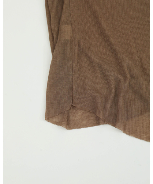 TODAYFUL（トゥデイフル）の「シアーロングT（Tシャツ/カットソー・レディース・ブラック/モカ/キナリ・FREE）」の11枚目の写真