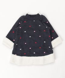 Will Mery（ウイルメリィ）の「ブークレハート柄刺繍ワンピース（ワンピース・キッズ）」