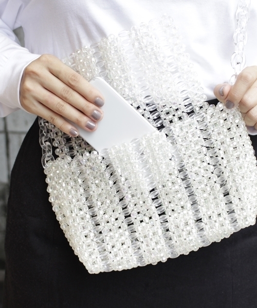 Casselini（キャセリーニ）の「ビーズサコッシュ（ショルダーバッグ・レディース・ブラック/ブラウン/その他・FREE）」の17枚目の写真