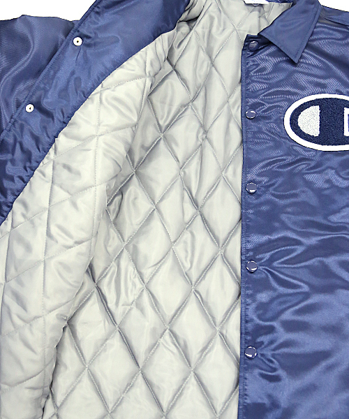 And A（アンドエー）の「Champion/チャンピオン×And A 別注 コーチジャケット（ナイロンジャケット・メンズ・ブラック/ネイビー/レッド・SMALL/LARGE/MEDIUM）」の4枚目の写真