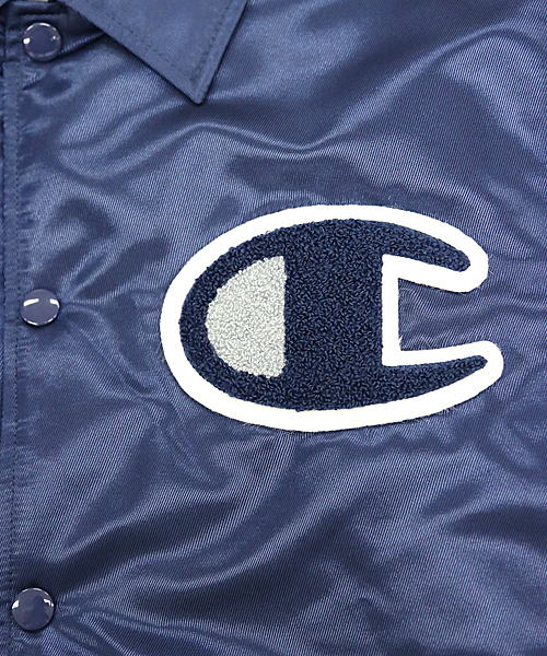 And A（アンドエー）の「Champion/チャンピオン×And A 別注 コーチジャケット（ナイロンジャケット・メンズ・ブラック/ネイビー/レッド・SMALL/LARGE/MEDIUM）」の14枚目の写真