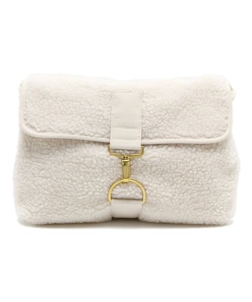 Ray BEAMS（レイビームス）の「SOLPRESA×BEAMS / 別注 ボア クラッチバッグ（クラッチバッグ・レディース・クリーム/その他1・ONE SIZE）」の14枚目の写真