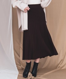 Aunt Marie's | AUNT MARIE'S ニットプリーツスカート(スカート)