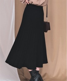 Aunt Marie's | AUNT MARIE'S ニットプリーツスカート(スカート)
