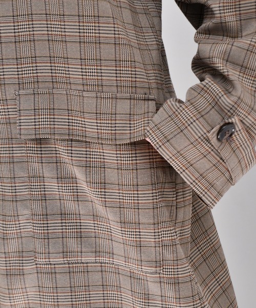 kutir（クティール）の「オーバーステンカラーコート（ステンカラーコート・メンズ・ブラック/ライトグレー/ブラウン系その他/ベージュ/ダークグリーン・SMALL/MEDIUM/LARGE）」の16枚目の写真