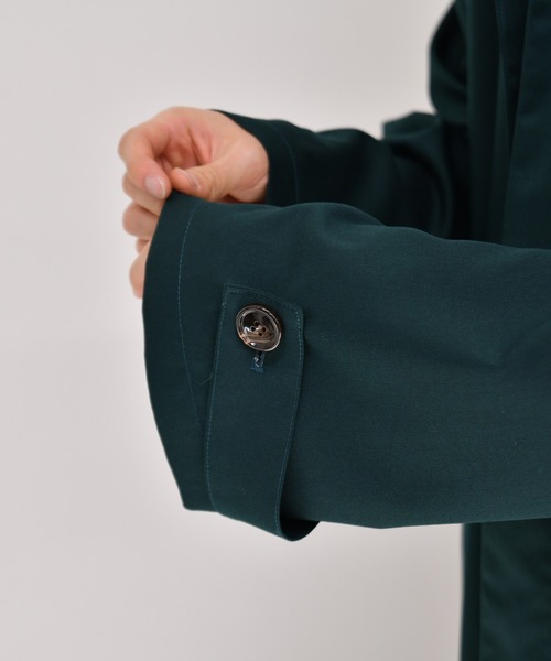 kutir（クティール）の「オーバーステンカラーコート（ステンカラーコート・メンズ・ブラック/ライトグレー/ブラウン系その他/ベージュ/ダークグリーン・SMALL/MEDIUM/LARGE）」の7枚目の写真