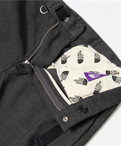 BEAMS(ビームス)の「【THE NORTH FACE PURPLE LABEL / Strech Serge Webbing Belt Pants】(その他パンツ・メンズ・ライトグレー/ブラック・30inch/32inch/34inch)」の4枚目の写真