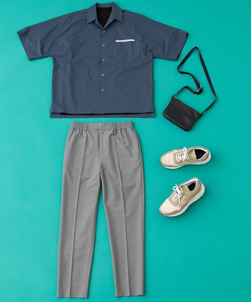 UNITED TOKYO（ユナイテッドトウキョウ）の「サマーリラックスパンツ（スラックス・メンズ・ネイビー/ベージュ/カーキ・1/2/3）」の5枚目の写真