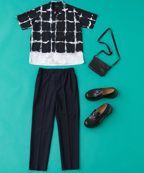 UNITED TOKYO（ユナイテッドトウキョウ）の「サマーリラックスパンツ（スラックス・メンズ・ネイビー/ベージュ/カーキ・1/2/3）」の4枚目の写真