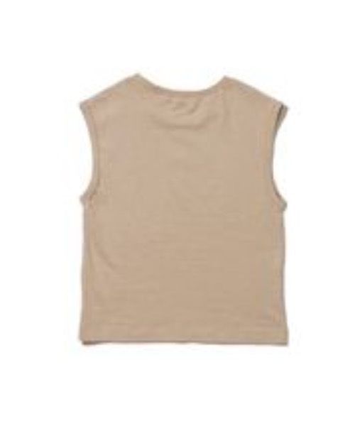 &yam(アンドヤム)の「ワンポイントロゴフレンチスリーブTシャツ(Tシャツ/カットソー・キッズ・ホワイト/ブラック/ベージュ/ピンク/ミント・130/140/150/110/120/90/100/160)」の6枚目の写真