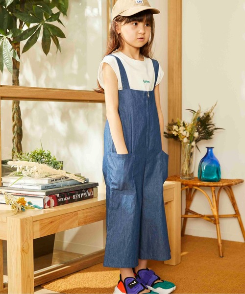 &yam(アンドヤム)の「ワンポイントロゴフレンチスリーブTシャツ(Tシャツ/カットソー・キッズ・ホワイト/ブラック/ベージュ/ピンク/ミント・130/140/150/110/120/90/100/160)」の15枚目の写真
