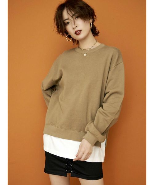 GYDA（ジェイダ）の「フロントレースUPタイトスカート（スカート・レディース・ブラック/ベージュ・SMALL/MEDIUM）」の5枚目の写真