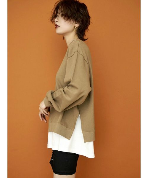 GYDA（ジェイダ）の「フロントレースUPタイトスカート（スカート・レディース・ブラック/ベージュ・SMALL/MEDIUM）」の6枚目の写真