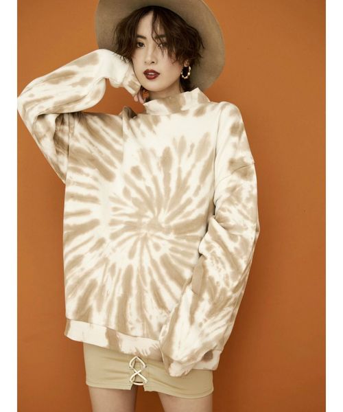 GYDA（ジェイダ）の「フロントレースUPタイトスカート（スカート・レディース・ブラック/ベージュ・SMALL/MEDIUM）」の9枚目の写真