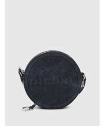 DIESEL | レディース トリートメントデニム ラウンド クロスボディ(ボディバッグ/ウエストポーチ)
