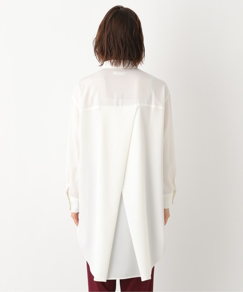 LEPSIM（レプシィム）の「多機能チュニックシャツ　886695（シャツ/ブラウス・レディース・グレイッシュベージュ/カーキ/オフホワイト・FREE）」の9枚目の写真