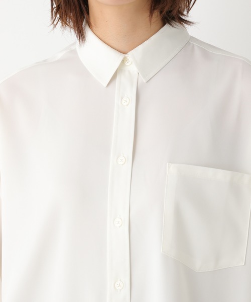 LEPSIM（レプシィム）の「多機能チュニックシャツ　886695（シャツ/ブラウス・レディース・グレイッシュベージュ/カーキ/オフホワイト・FREE）」の10枚目の写真