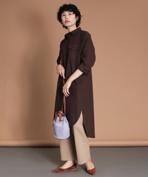 セール コットンフランネルロングシャツ シャツ ブラウス Tite In The Store ティテ インザ ストア のファッション通販 Zozotown