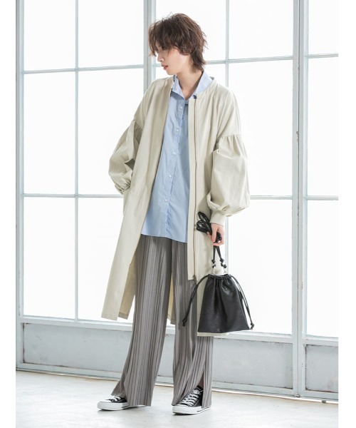 fifth(フィフス)の「サイドスリットリラックスリブパンツ(その他パンツ・レディース・ブラック/グレー/モカ・MEDIUM)」の3枚目の写真