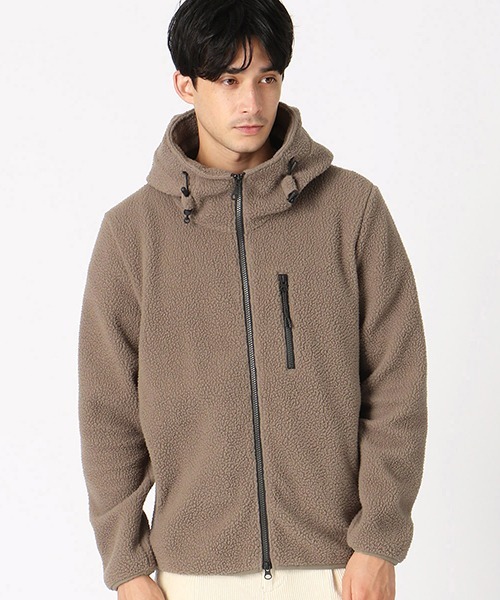 COMME CA ISM(コムサイズム)の「フード付き ボアブルゾン(ブルゾン・メンズ・カーキ/ブラック/ベージュ・MEDIUM/LARGE/X-LARGE)」の15枚目の写真
