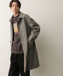 JUNRED | チェックリバーシブルステンカラーコート(ステンカラーコート)