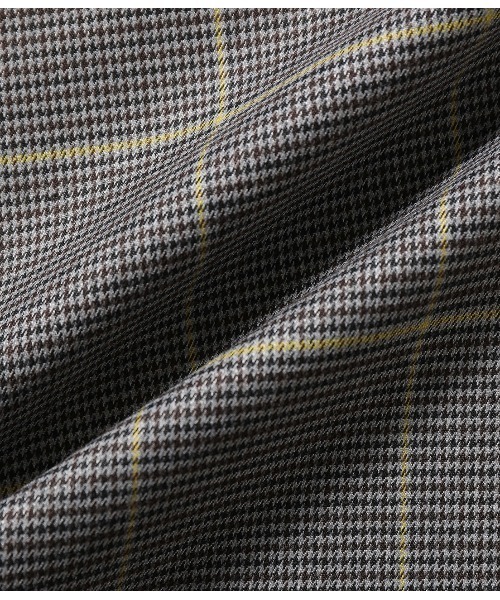 JUNRED（ジュンレッド）の「チェックリバーシブルステンカラーコート（ステンカラーコート・メンズ・ブラック/ベージュ・S/M/L）」の11枚目の写真