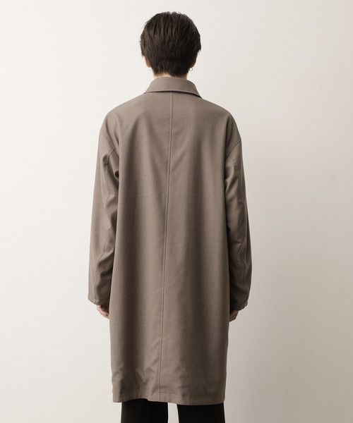 JUNRED（ジュンレッド）の「チェックリバーシブルステンカラーコート（ステンカラーコート・メンズ・ブラック/ベージュ・S/M/L）」の21枚目の写真