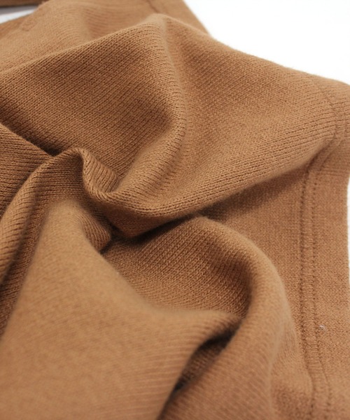 RNA-N（アールエヌエーエヌ）の「M1516 レイヤードデザインプルオーバー（ニット/セーター・レディース・ブラック/キナリ/キャメル・MEDIUM）」の15枚目の写真