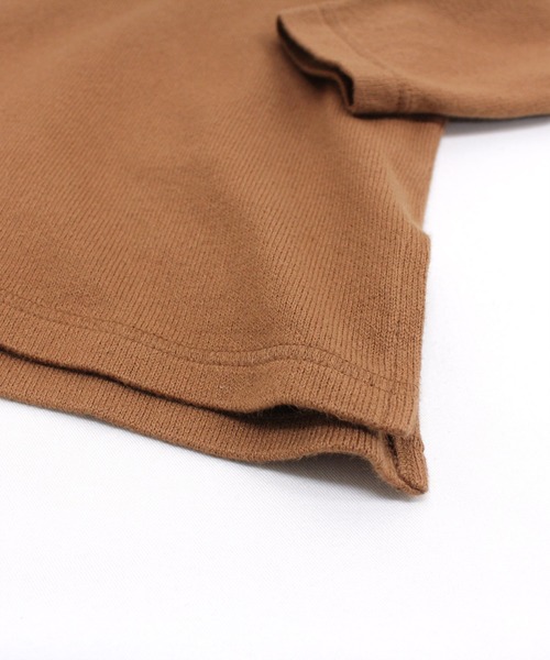 RNA-N（アールエヌエーエヌ）の「M1516 レイヤードデザインプルオーバー（ニット/セーター・レディース・ブラック/キナリ/キャメル・MEDIUM）」の13枚目の写真