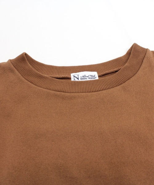 RNA-N（アールエヌエーエヌ）の「M1516 レイヤードデザインプルオーバー（ニット/セーター・レディース・ブラック/キナリ/キャメル・MEDIUM）」の9枚目の写真