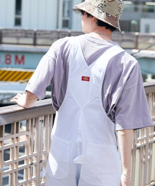 Dickies(ディッキーズ)の「Dickies/ディッキーズ Bib Overall ワイドオーバーオール(サロペット/オーバーオール・メンズ・ホワイト/ブラック/ブラウン/インディゴブルー/ブラウン系その他/ライトインディゴブルー/ストライプ・32inch/30inch/34inch)」の19枚目の写真