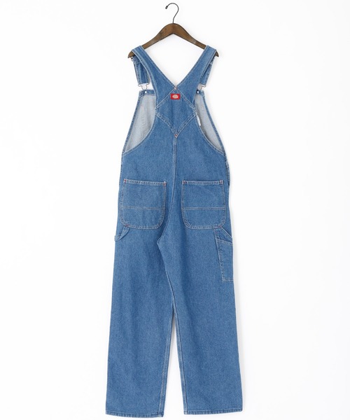 Dickies(ディッキーズ)の「Dickies/ディッキーズ Bib Overall ワイドオーバーオール(サロペット/オーバーオール・メンズ・ホワイト/ブラック/ブラウン/インディゴブルー/ブラウン系その他/ライトインディゴブルー/ストライプ・32inch/30inch/34inch)」の9枚目の写真