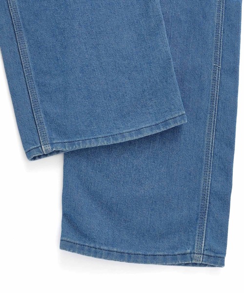 Dickies(ディッキーズ)の「Dickies/ディッキーズ Bib Overall ワイドオーバーオール(サロペット/オーバーオール・メンズ・ホワイト/ブラック/ブラウン/インディゴブルー/ブラウン系その他/ライトインディゴブルー/ストライプ・32inch/30inch/34inch)」の14枚目の写真