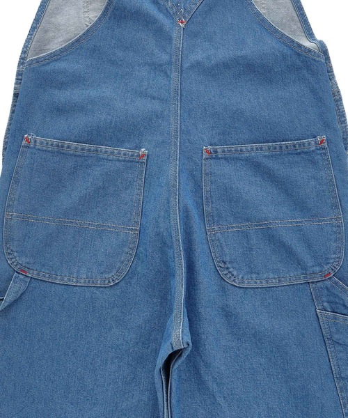 Dickies(ディッキーズ)の「Dickies/ディッキーズ Bib Overall ワイドオーバーオール(サロペット/オーバーオール・メンズ・ホワイト/ブラック/ブラウン/インディゴブルー/ブラウン系その他/ライトインディゴブルー/ストライプ・32inch/30inch/34inch)」の13枚目の写真