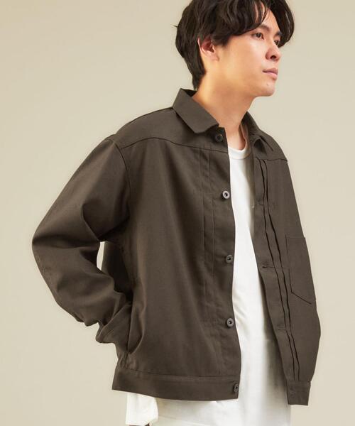 green label relaxing(グリーンレーベルリラクシング)の「SC ホップサック TYPE-1 アウター(その他アウター・メンズ・ダークブラウン/オフホワイト・XL/S/L/M)」の22枚目の写真