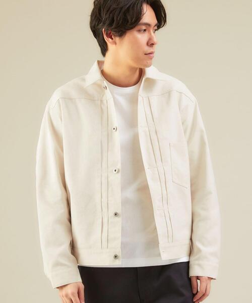 green label relaxing(グリーンレーベルリラクシング)の「SC ホップサック TYPE-1 アウター(その他アウター・メンズ・ダークブラウン/オフホワイト・XL/S/L/M)」の15枚目の写真